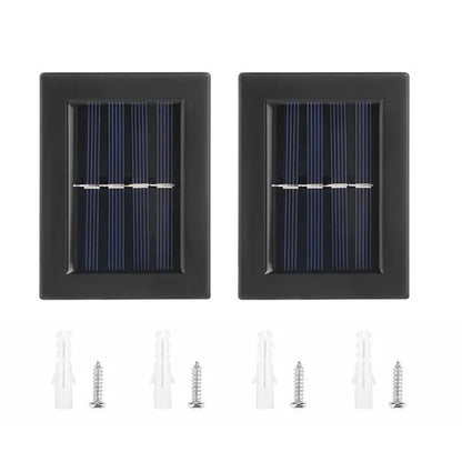 Outdoor Solar Deck Lights Path Garden Patio Pathway Stairs Step Fence Lamp 2pcs