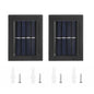 Outdoor Solar Deck Lights Path Garden Patio Pathway Stairs Step Fence Lamp 2pcs